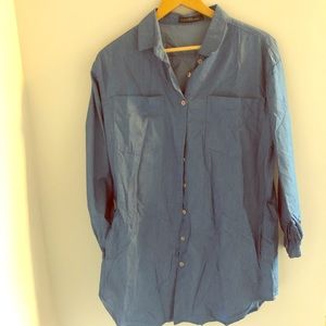Denim dress, blue